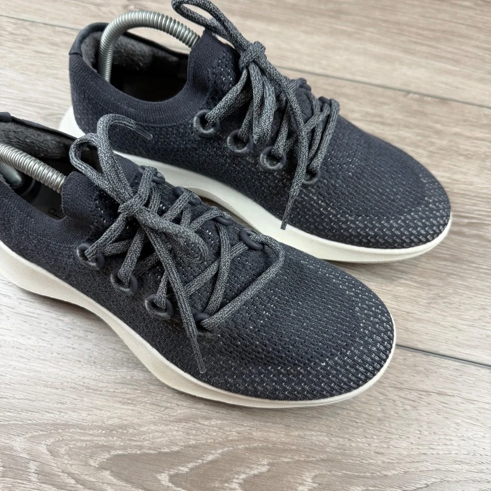 Allbirds Womens Tree Dashers Running Shoes Black Size 10